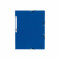 Carpeta con gomas y solapas cartulina lustrada A4 Exacompta azul