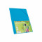Carpeta con gomas y solapas cartón folio colores Fabrisa azul