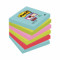 Bloc de notas adhesivas Post-it Super Sticky colores Miami 47,6x47,6mm