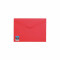 Sobre portadocumentos velcro Fraga V-Lock Vital Colors A4+ (335x240mm), rojo