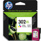 Cartucho inkjet HP 302XL de alta capacidad tri-color 330 páginas 