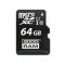 MICRO SD GOODRAM 64GB C10 UHS-I CON ADAPTADOR 