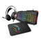 PACK COMBO GAMING RGB KROM KRI Kritic RGB Rainbow Gaming Kit, Kappa, Kyra, Keos, MousePad 