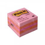 Cubo de notas adhesivas Post-it minicubos tonos rosa