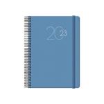 Agenda espiral 2023 Dohe Newport Día Página 14x20cm Castellano azul
