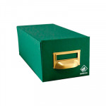 Ficheros de cartón verde Mariola 500 fichas nº 4, 125x200mm
