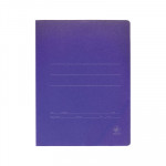 Carpeta con gomas cartón azul Mariola sencilla folio