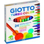 Rotuladores de colores Giotto Turbo caja de 24