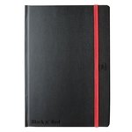 Cuaderno cosido con planificador semanal tapas extraduras Oxford Black n´ Red 400089204