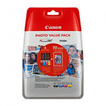 Tinta Canon Cli551xl Pack De 4 - 50 Hojas De Papel Fotografico 