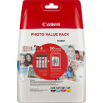 Tinta Canon Cli581 Pack De 4 50 Hojas De Papel Fotografico 