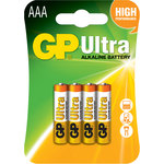 Pila alcalina GP Ultra Plus Power Bank LR03-B4UP