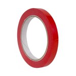 Cinta adhesiva roja tamaño 12 mm x 66 m de PVC 16998