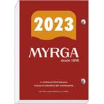 Calendario de sobremesa 2023 1102 Myrga rojo 1102