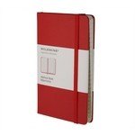 Cuaderno de direcciones Moleskine Classic rojo pocket: 9 x 14cm