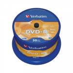 DVD-R grabable 4,7Gb Verbatim Matt Silver 43548