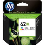 Cartucho inkjet HP 62XL de alta capacidad Tri-color 415 páginas C2P07AE