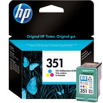 Cartucho inkjet HP 351 tri-color 170 páginas 