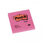 Bloc de notas adhesivas Post-it Neón 76x76mm rosa