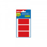 Etiquetas adhesivas Apli de  colores 34x67 rojo