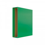 Funda archivador de palanca lomo 75mm DisOfic folio verde