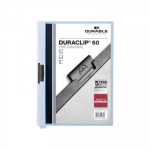 Dossier con clip metálico A4 60 hojas Durable Duraclip azul claro