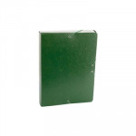 Caja de proyectos de cartón con gomas Fabrisa lomo 50mm verde