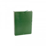 Caja de proyectos de cartón con gomas Fabrisa lomo 70mm verde