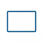 Marcos porta-anuncios A4 con adhesivo reposicionable Tarifold Magneto azul