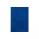 Portada de Cartón Símil Piel Delta Cuero FSC® Negro 250grs. azul A4