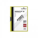 Dossier con clip metálico A4 30 hojas Durable Duraclip verde claro