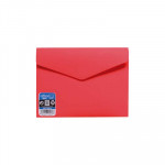 Sobre portadocumentos velcro Fraga V-Lock Vital Colors A6 (160x120mm) rojo