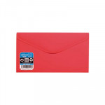 Sobre portadocumentos velcro Fraga V-Lock Vital Colors recibos (225x125mm), rojo