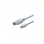 CONVERSOR DIGITUS VIDEO DisplayPort mini DP-DP M/M 1m w/interlock DP blanco 